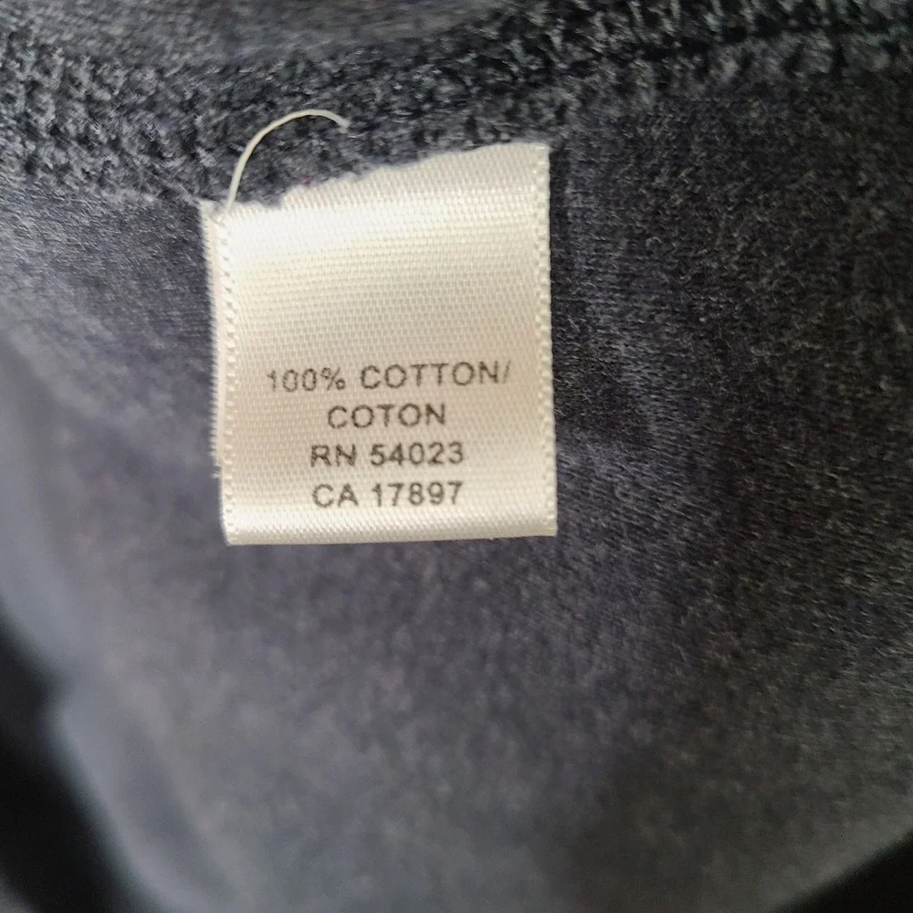 Banana Republic Shirt Mens M Gray V Neck Cotton Long Sleeve Casual Pullover